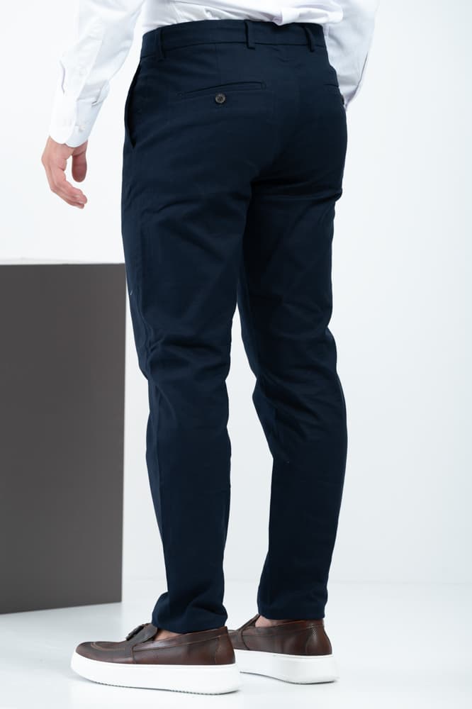 Ανδρικό Παντελόνι Navy Μπλε Vittorio NOBILE-BLUE