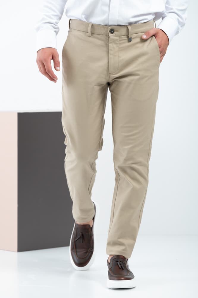 Ανδρικό Παντελόνι Μπεζ Vittorio NOBILE-SAFARI