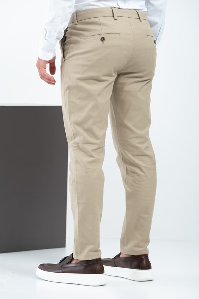 Ανδρικό Παντελόνι Μπεζ Vittorio NOBILE-SAFARI