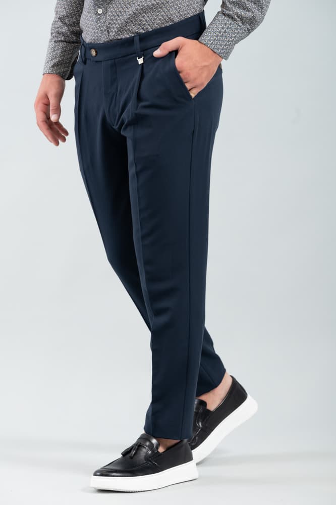 Ανδρικό Παντελόνι Navy Μπλε Vittorio 25SOLANO-BLUE