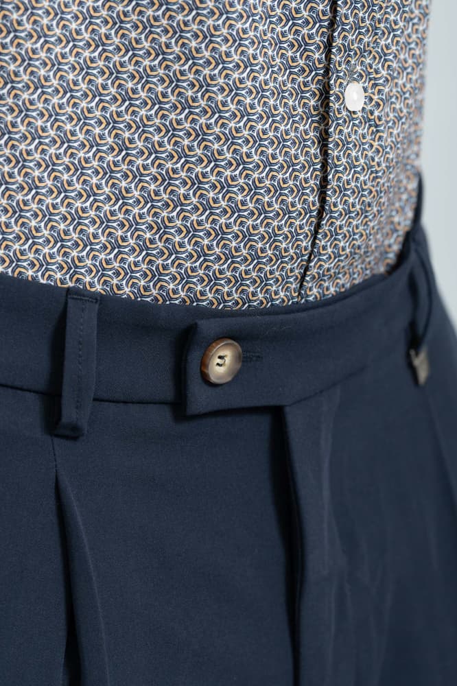 Ανδρικό Παντελόνι Navy Μπλε Vittorio 25SOLANO-BLUE