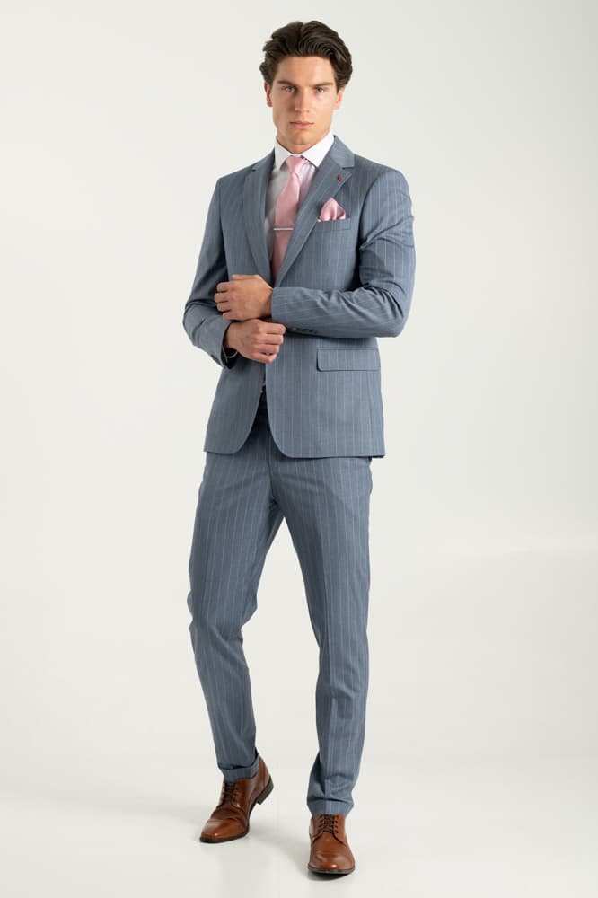 Ανδρικό Starmen Κοστούμι Μπλε Vittorio 10025-INDIGO