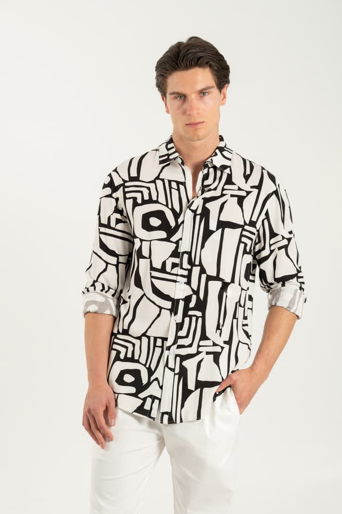 Ανδρικό Πουκάμισο Λευκό Vittorio 25108-WHITE