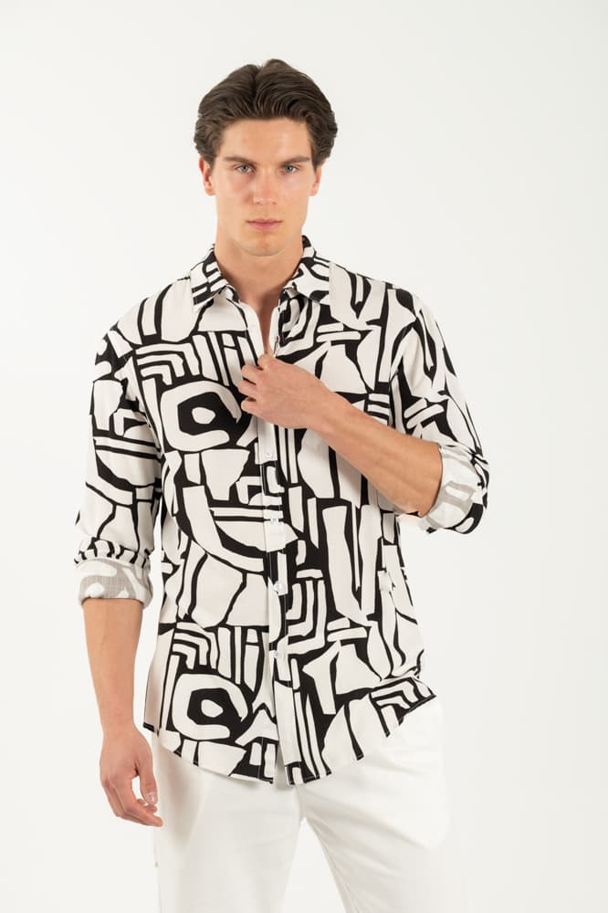 Ανδρικό Πουκάμισο Λευκό Vittorio 25108-WHITE