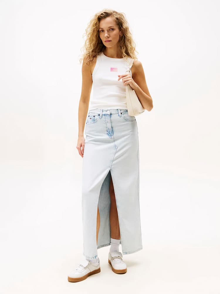 Γυναικείο Slim Tank Top Λευκό Tommy Jeans DW0DW20920-YBL