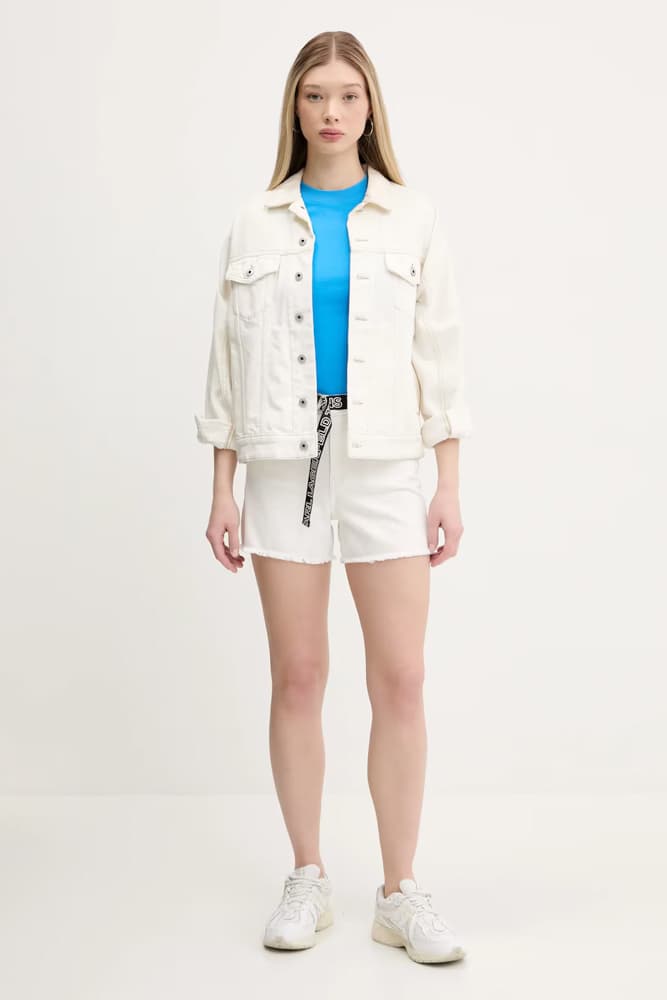 KARL LAGERFELD JEANS ΡΟΥΧΑ ΣΟΡΤΣ - ΒΕΡΜΟΥΔΕΣ ΣΟΡΤΣ A2W10039-D15 White