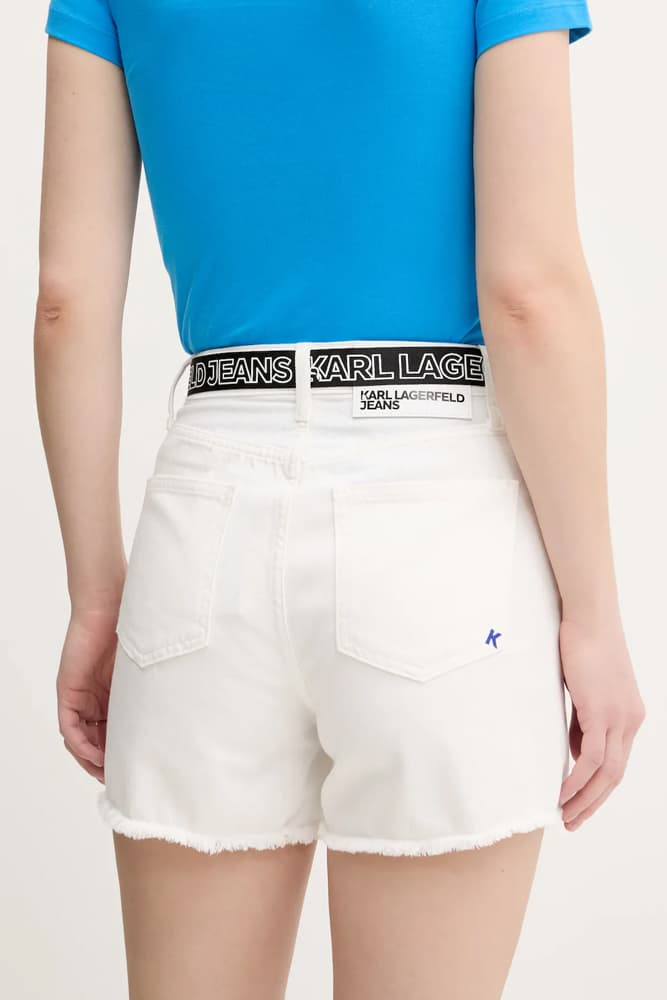 KARL LAGERFELD JEANS ΡΟΥΧΑ ΣΟΡΤΣ - ΒΕΡΜΟΥΔΕΣ ΣΟΡΤΣ A2W10039-D15 White
