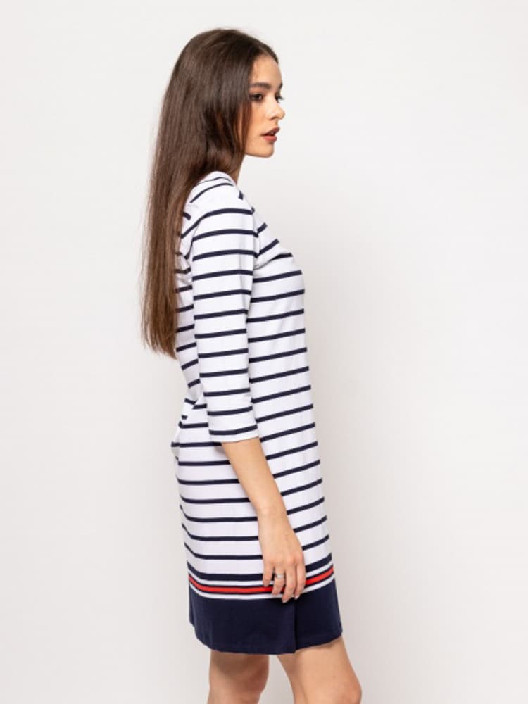 Γυναικείο Ριγέ Vumba Φόρεμα Heavy Tools T23004-MARINE