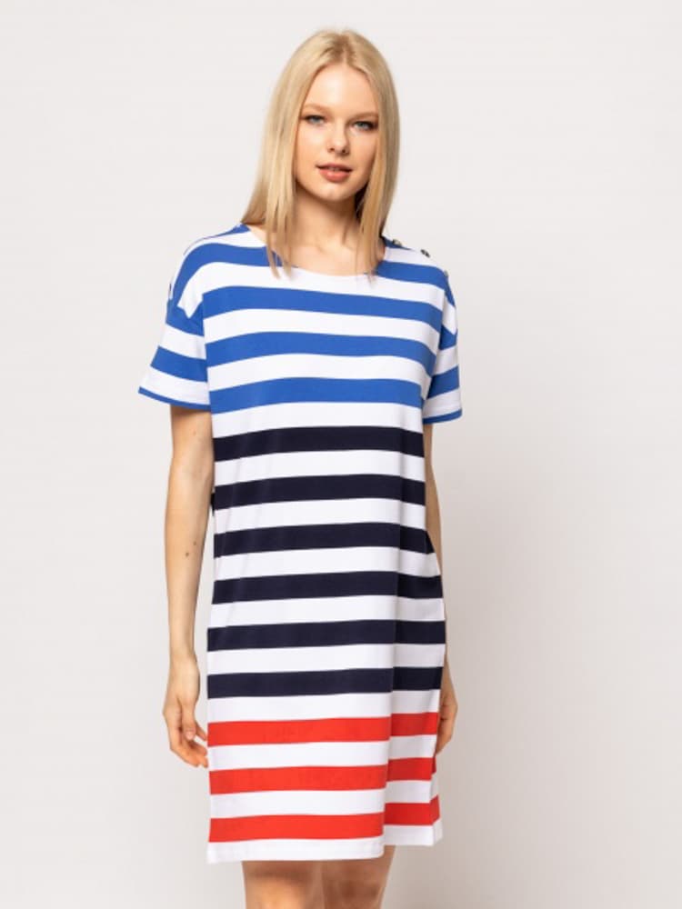 Γυναικείο Ριγέ Vuol Φόρεμα Heavy Tools T23007-REGATTA