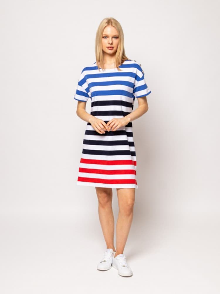 Γυναικείο Ριγέ Vuol Φόρεμα Heavy Tools T23007-REGATTA