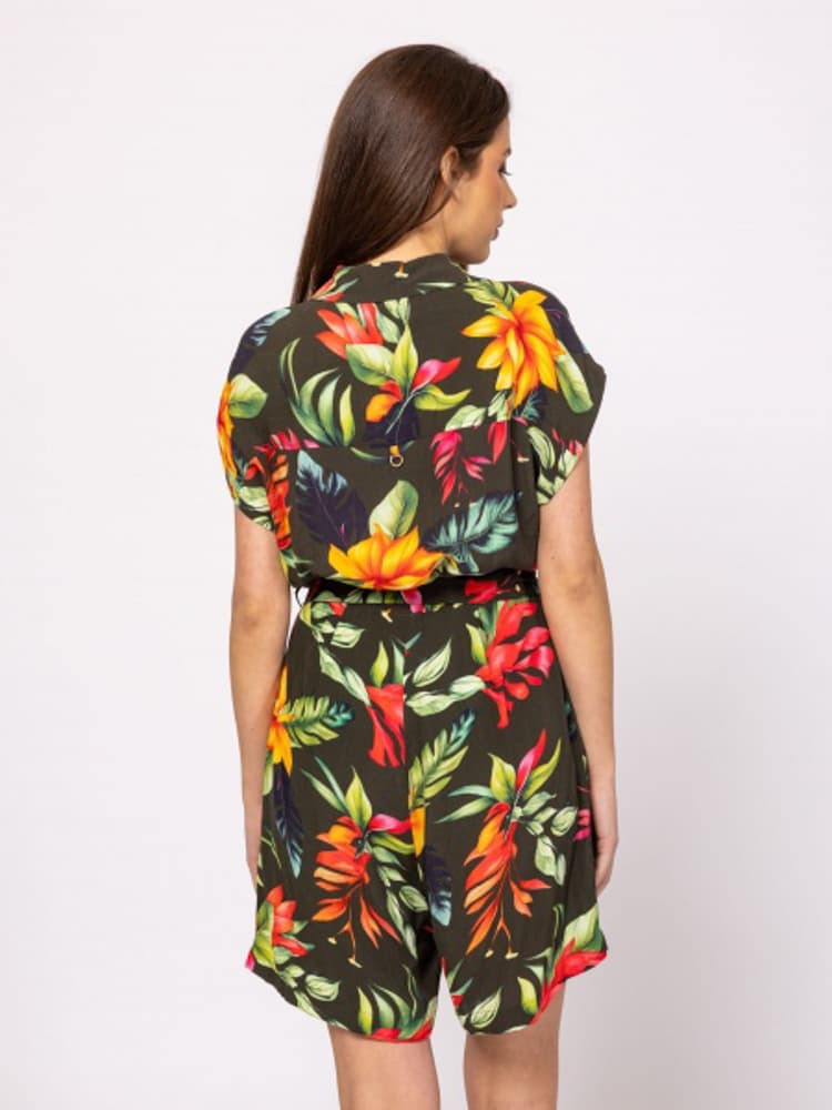 Γυναικεία Κοντομάνικη Vosala Ολόσωμη Φόρμα Heavy Tools T51002-BOTANIC