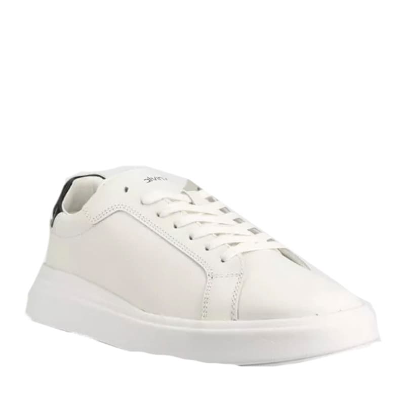 Ανδρικά Δερμάτινα Sneakers Λευκά Calvin Klein HM0HM01016-0K9