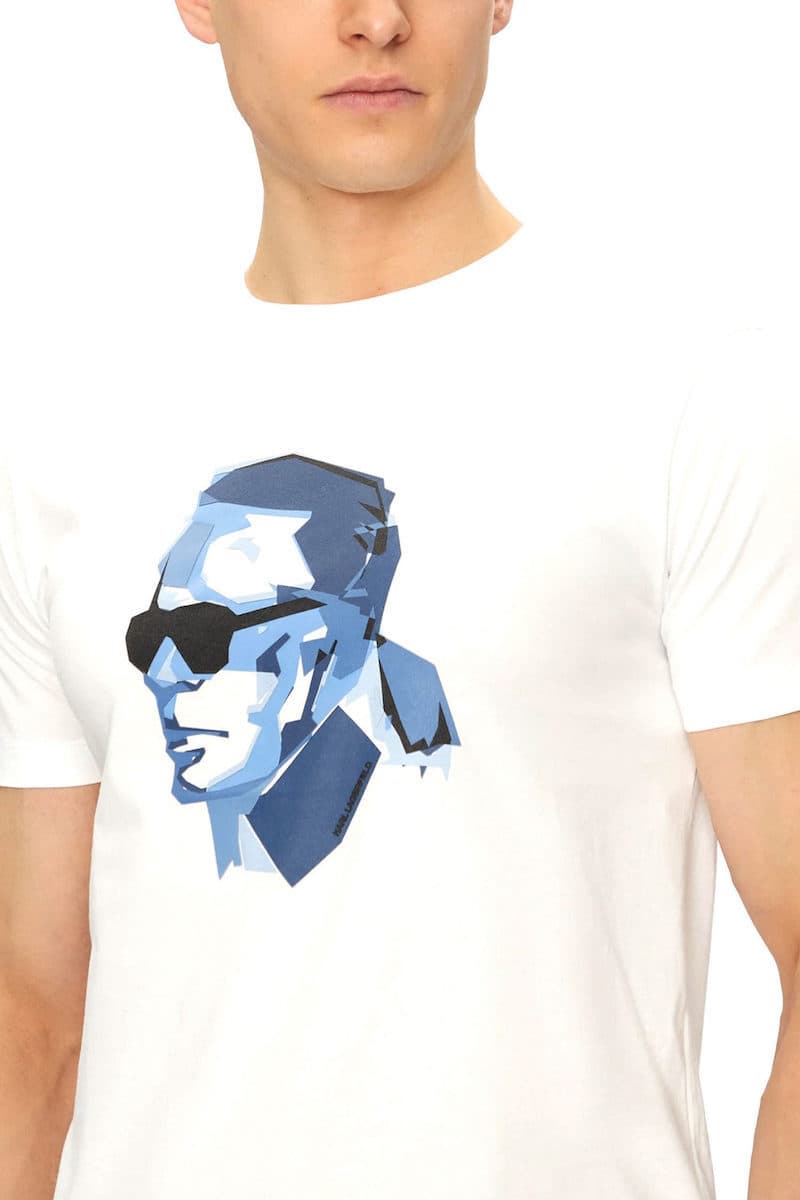 Ανδρικό T-shirt Λευκό Karl Lagerfeld 755065 552241-10