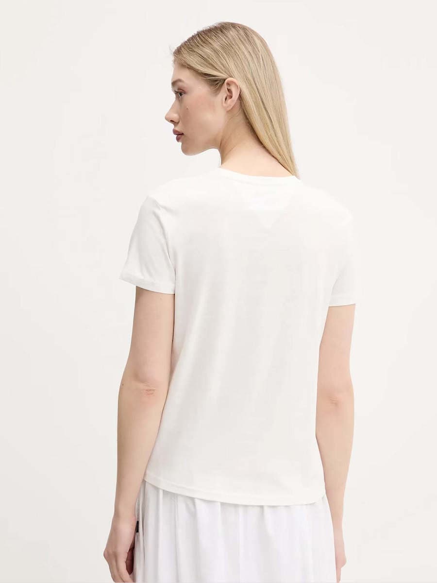 Γυναικείο T-shirt Λευκό Tommy Jeans DW0DW21404-YBL