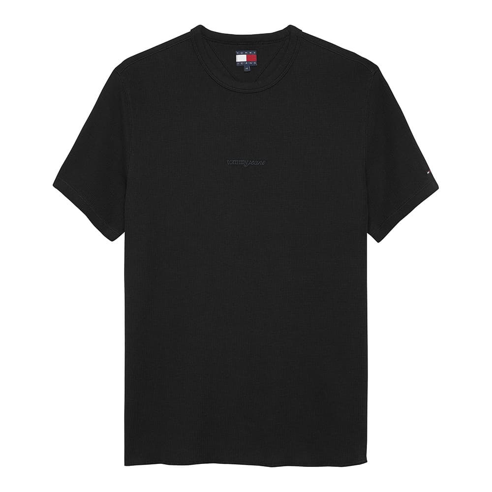 Ανδρικό T-shirt Μαύρο Tommy Jeans DM0DM21778-BDS