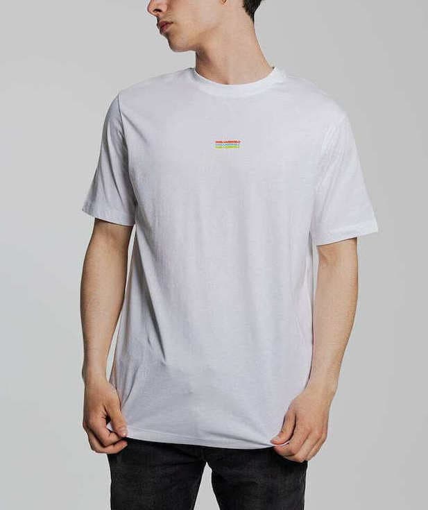 Ανδρικό T-shirt Λευκό Karl Lagerfeld 755031 552224-10