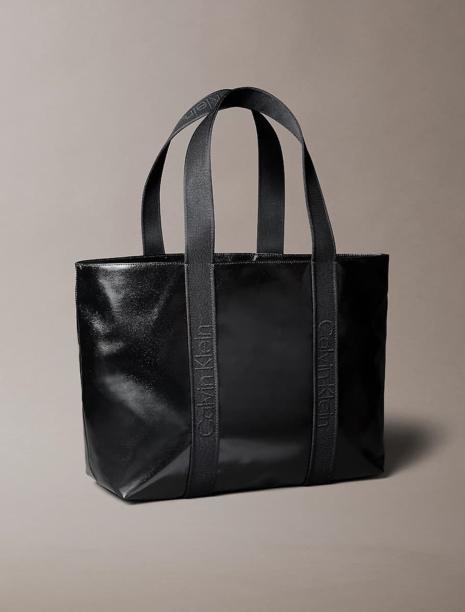 Γυναικεία Αδιάβροχη Tote Τσάντα Μαύρη Calvin Klein LV04F3211G-UB1