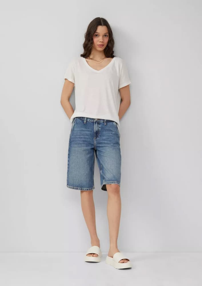 Γυναικεία Τζιν Βερμούδα Μπλε S.Oliver 2167558-56Y6