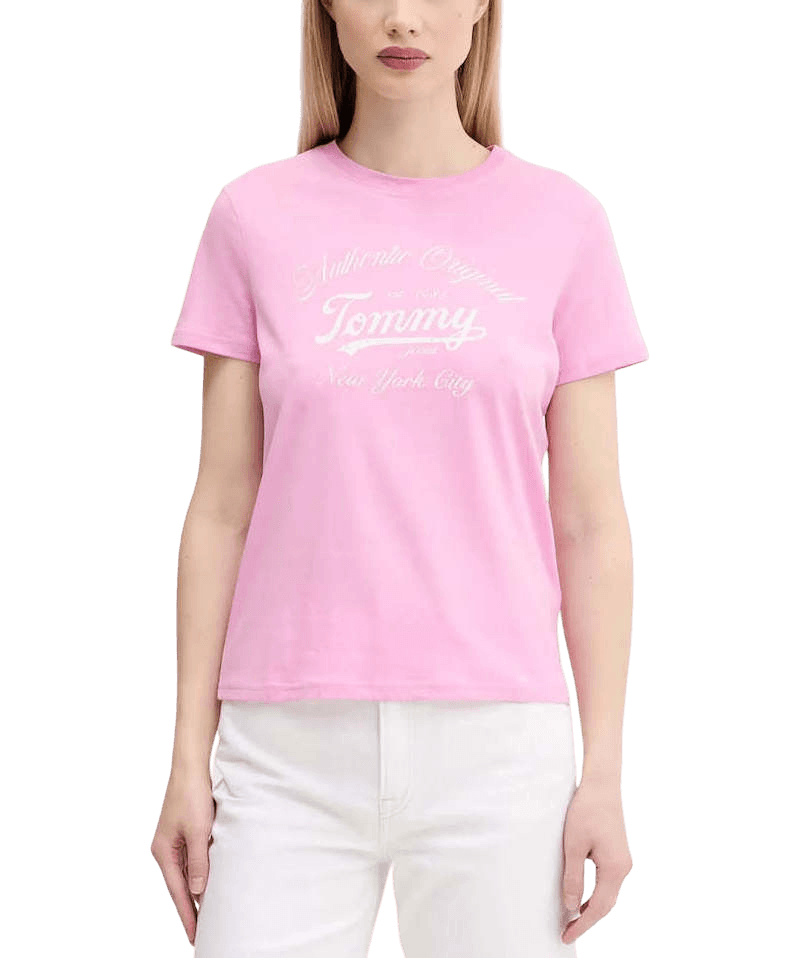 Women's T-Shirts Tommy Hilfiger Pink