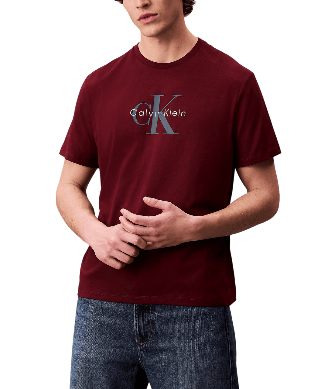 Men's T-Shirts Calvin Klein Bordeaux