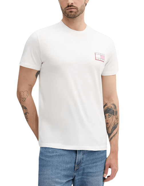 Men's T-Shirts Tommy Hilfiger White