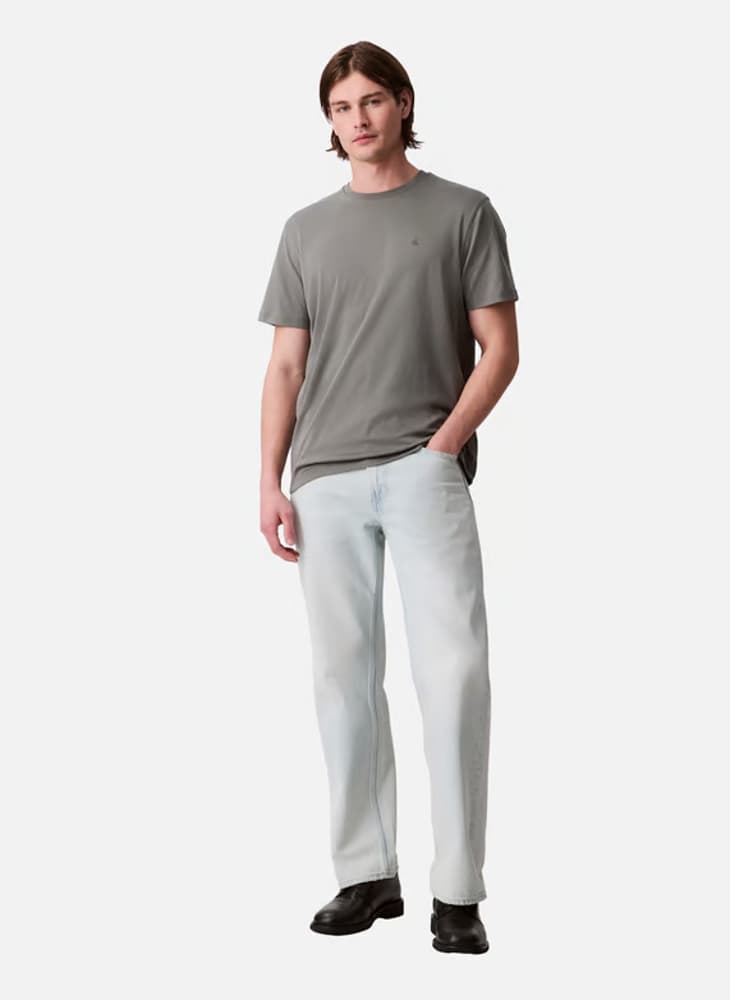 Ανδρικό T-shirt Γκρι Calvin Klein LV04LB275G-RMG