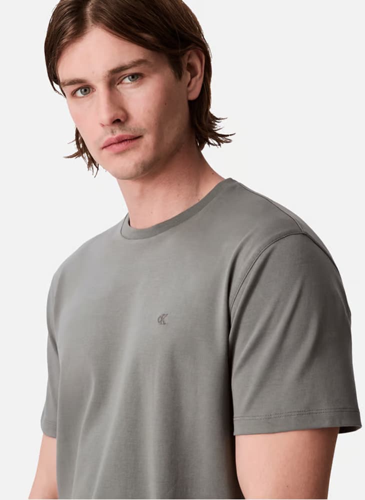 Ανδρικό T-shirt Γκρι Calvin Klein LV04LB275G-RMG
