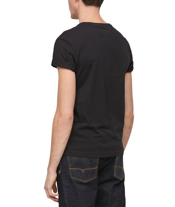 Ανδρικό T-Shirt Μαύρο S.Oliver 2057430-9999