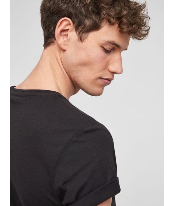 Ανδρικό T-Shirt Μαύρο S.Oliver 2057430-9999