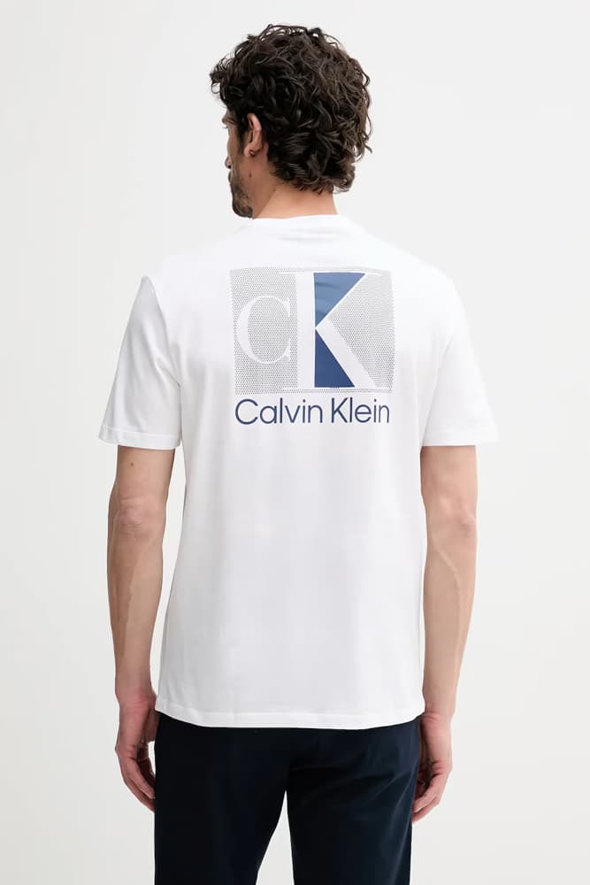 Ανδρικό T-shirt Λευκό Calvin Klein LV04RC853G-YAF