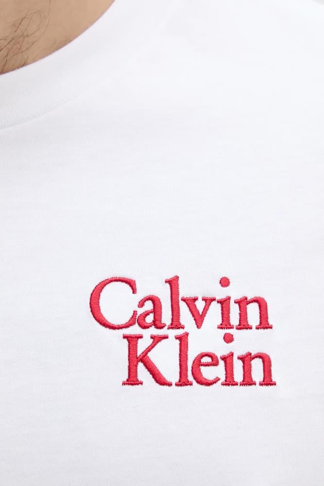 Ανδρικό T-shirt Λευκό Calvin Klein LV04RC808G-YAA
