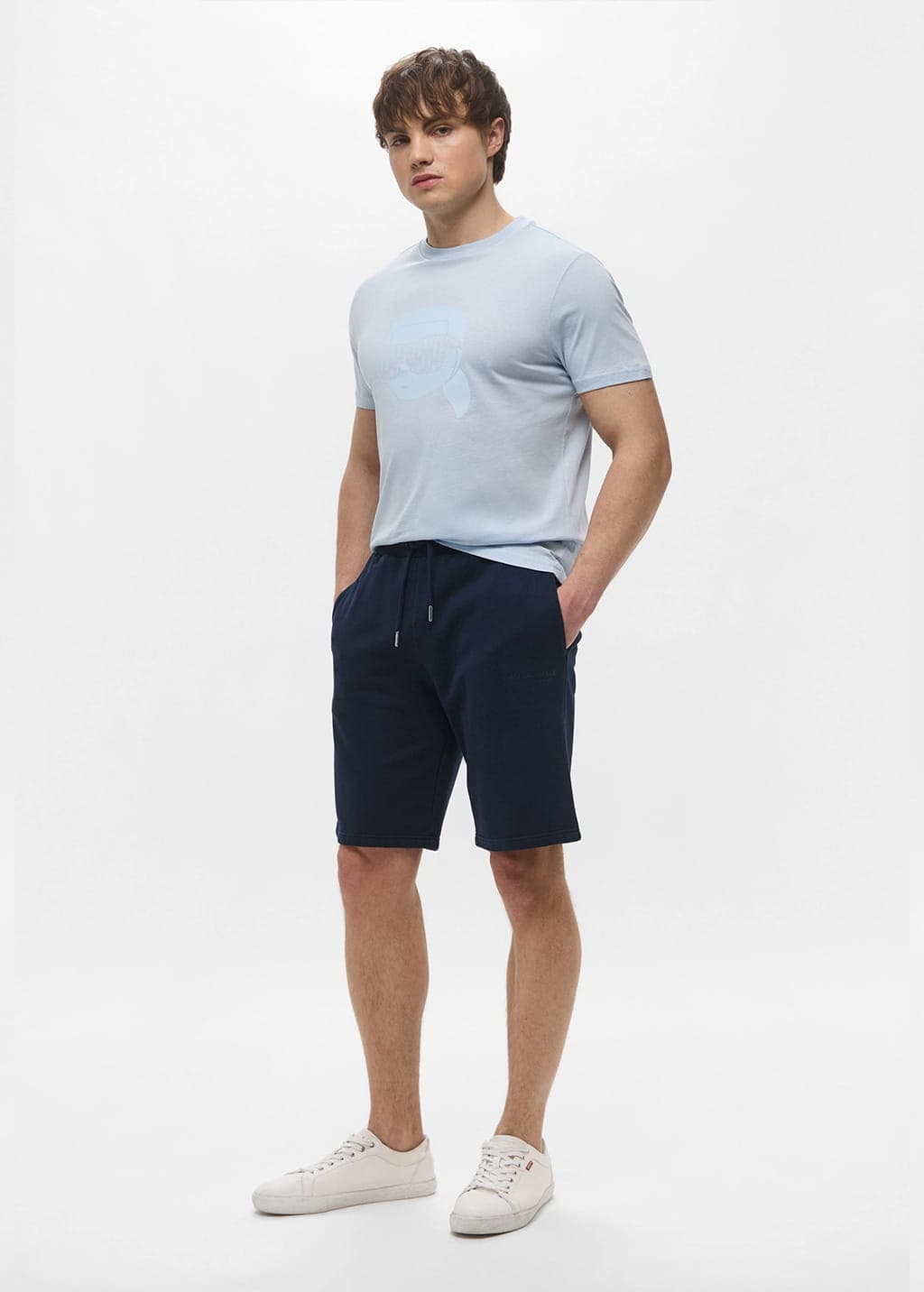 Ανδρική Βερμούδα Navy Μπλε Karl Lagerfeld 705070 552954-680