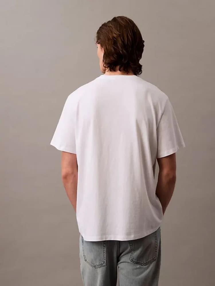 T-SHIRT CALVIN KLEIN SS HERO MONOLOGO TEE BRILLIANT WHITE CALVIN KLEIN