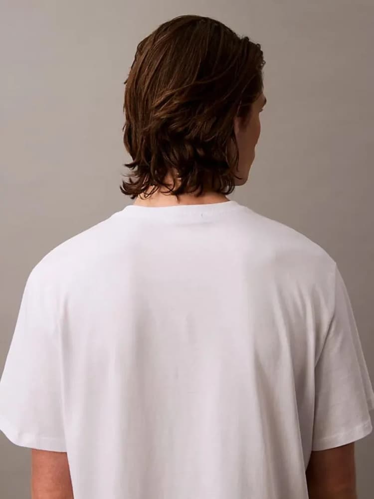 T-SHIRT CALVIN KLEIN SS HERO MONOLOGO TEE BRILLIANT WHITE CALVIN KLEIN