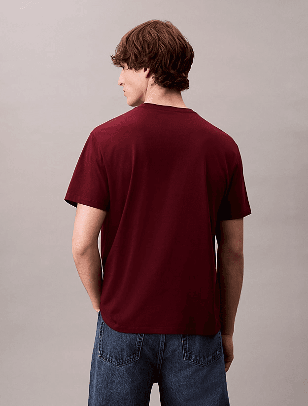 Men's T-Shirts Calvin Klein Bordeaux