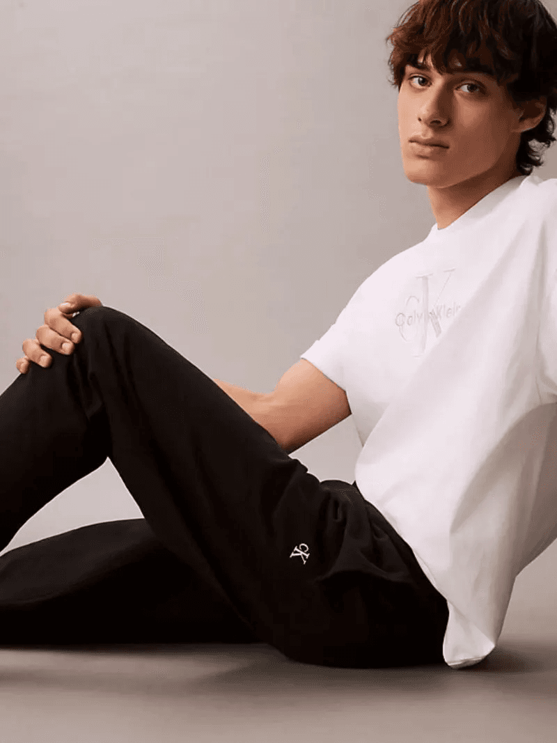 Premium Terry Monogram Joggers Men Calvin Klein