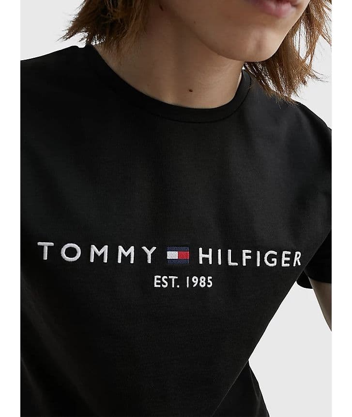 TOMMY HILFIGER ΜΠΛΟΥΖΑ CORE TOMMY LOGO TEE MW0MW11465-BAS Black