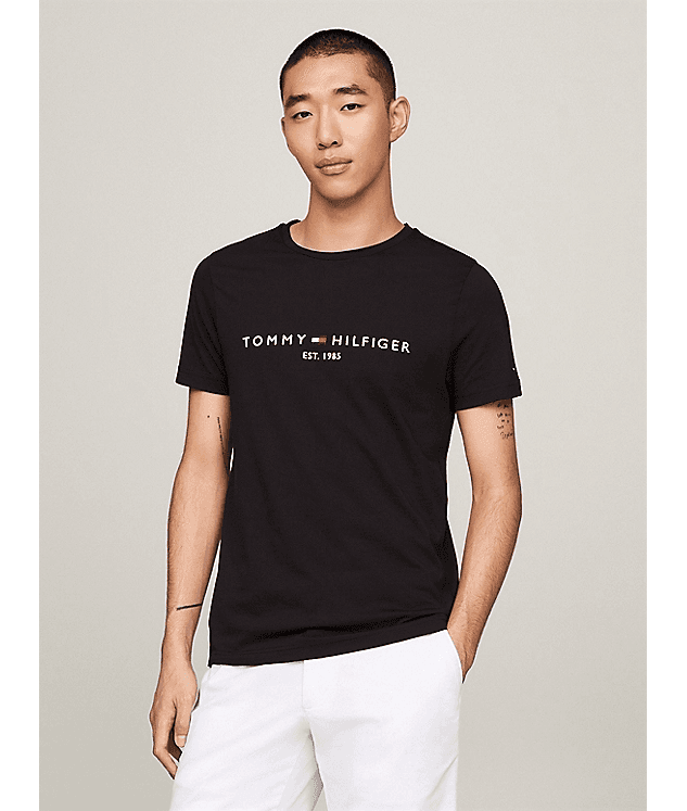 TOMMY HILFIGER ΜΠΛΟΥΖΑ CORE TOMMY LOGO TEE MW0MW11465-BAS Black