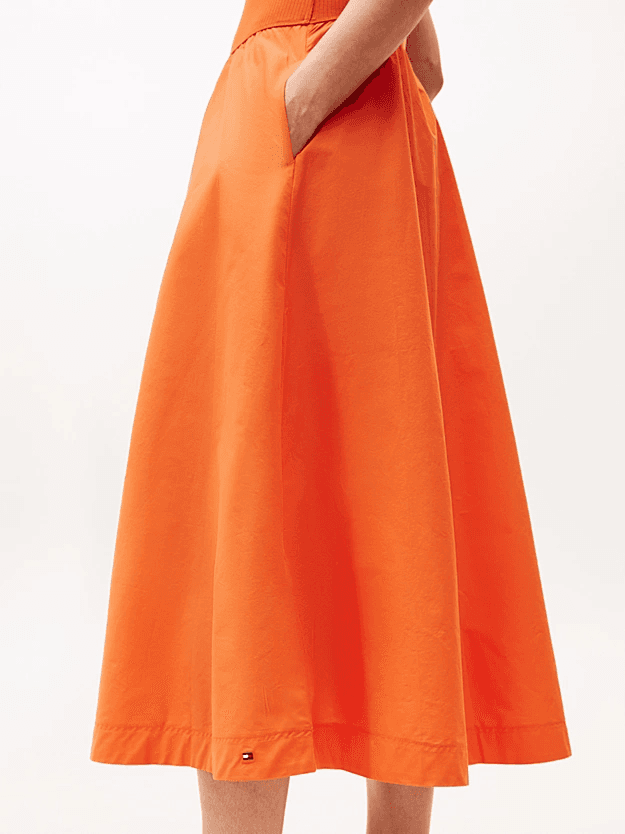 Γυναικείο Αμάνικο Φόρεμα Πορτοκαλί Tommy Hilfiger WW0WW44612-SCX