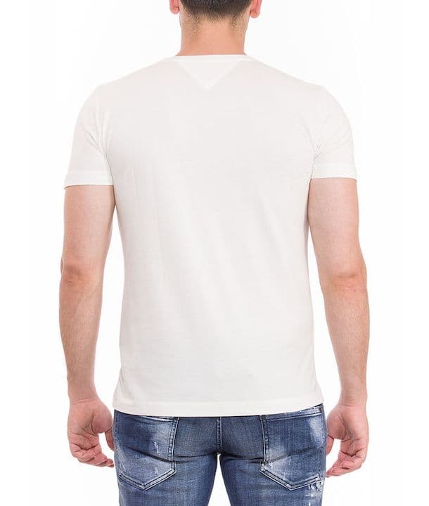 Ανδρικό T-shirt Λευκό Tommy Hilfiger MW0MW11465-118