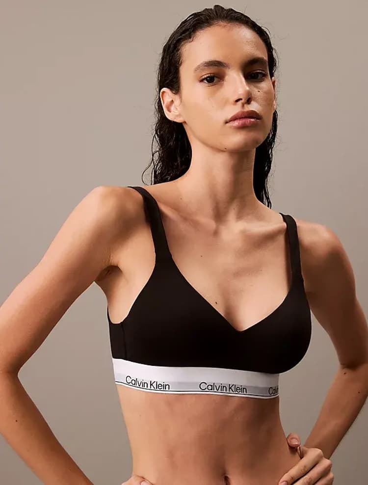 Γυναικείο Σουτιέν Μαύρο Calvin Klein 0000F7900E-UB1