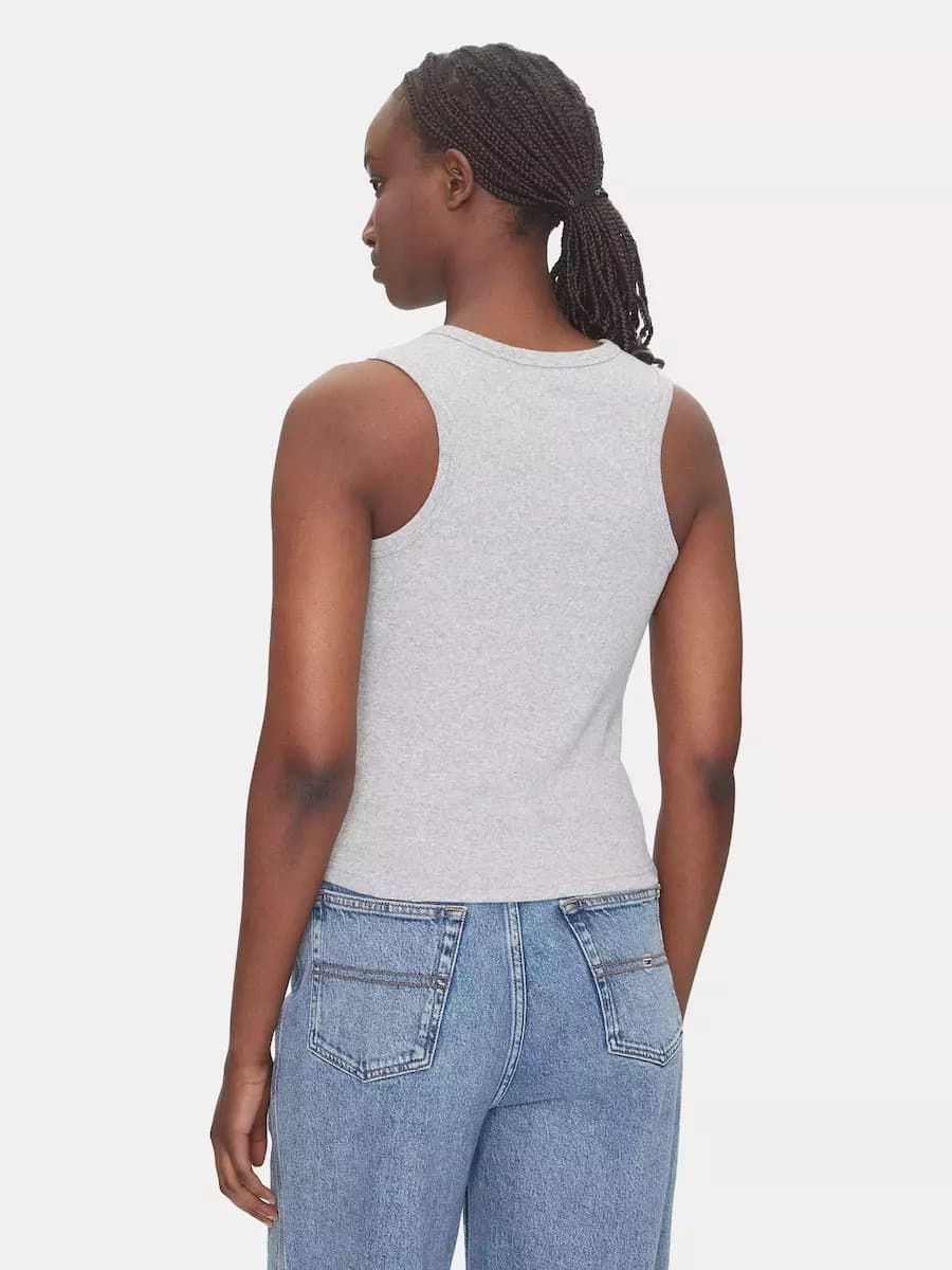 Γυναικείο Αμάνικο Τοπ Γκρι Calvin Klein LV047C201G-P79