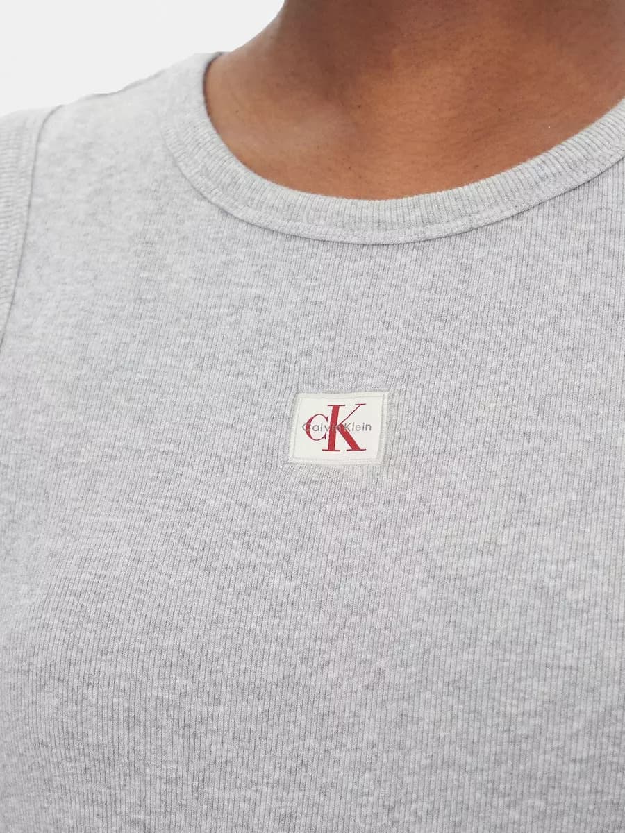 Γυναικείο Αμάνικο Τοπ Γκρι Calvin Klein LV047C201G-P79