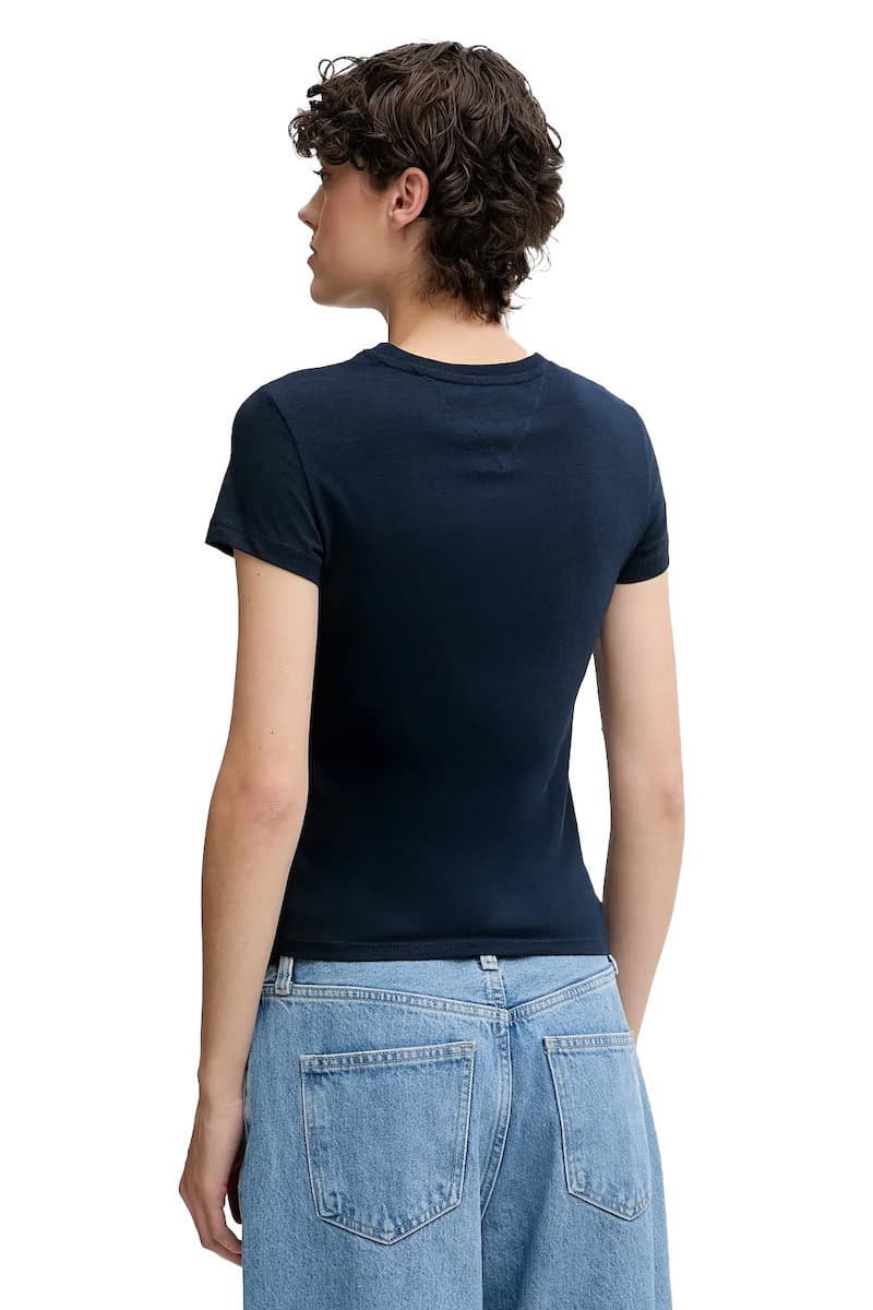 Γυναικείο Slim T-shirt Navy Μπλε Tommy Jeans DW0DW20913-C1G