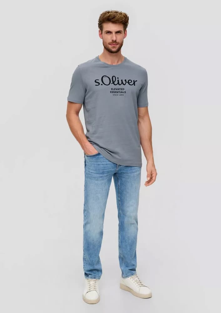 Ανδρικό T-shirt Γκρι S.Oliver 2139909-95D1