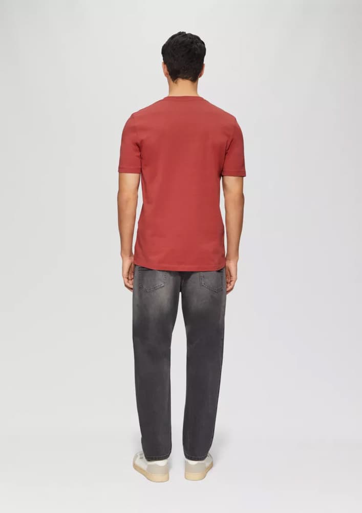 Ανδρικό T-shirt Κόκκινο S.Oliver 2139909-35D1