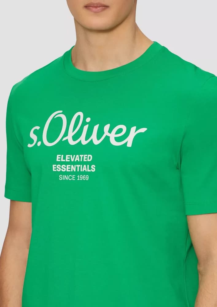 Ανδρικό T-shirt Πράσινο S.Oliver 2139909-75D1