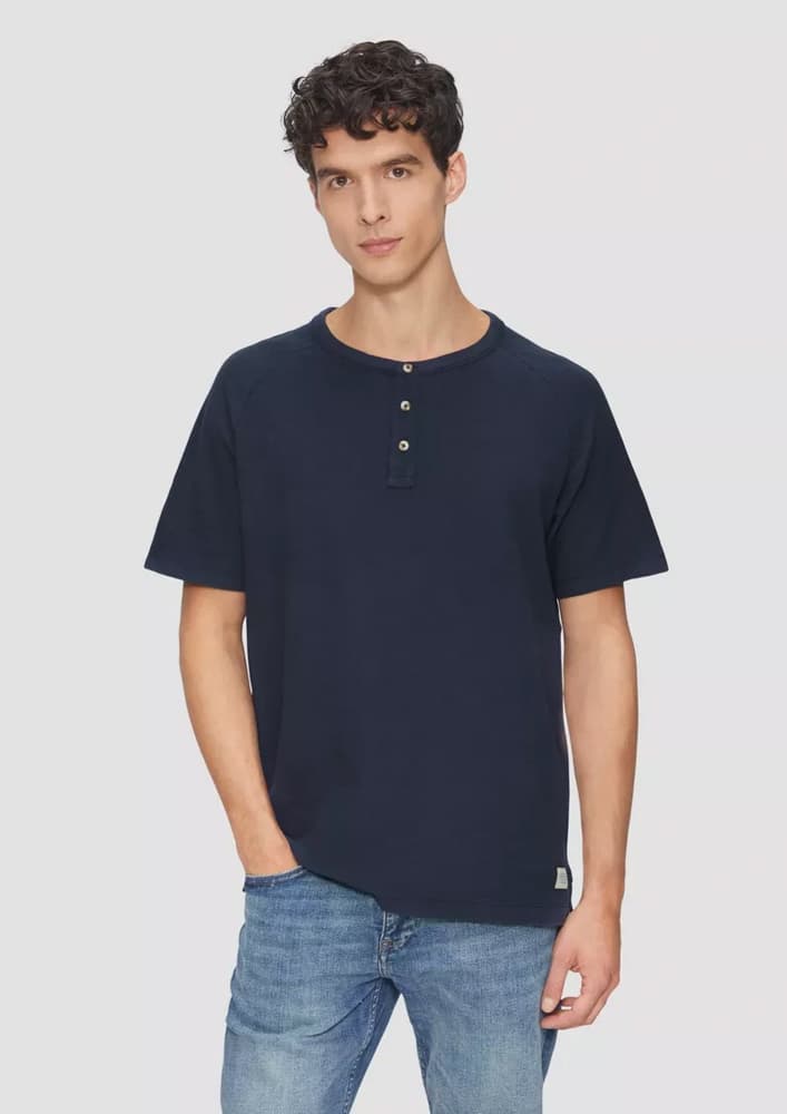 Ανδρικό T-shirt Navy Μπλε S.Oliver 2161840-5852