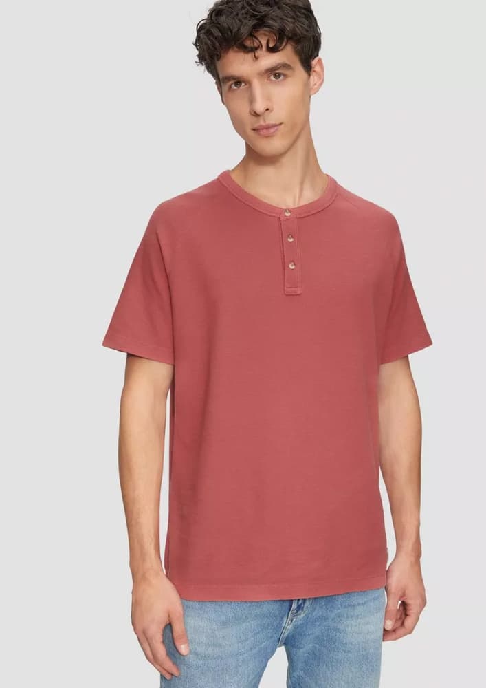 Ανδρικό T-shirt Κόκκινο S.Oliver 2161840-4291