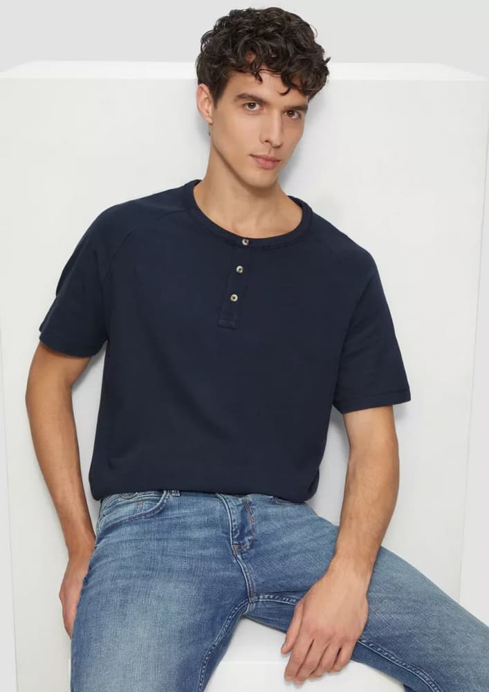 Ανδρικό T-shirt Navy Μπλε S.Oliver 2161840-5852